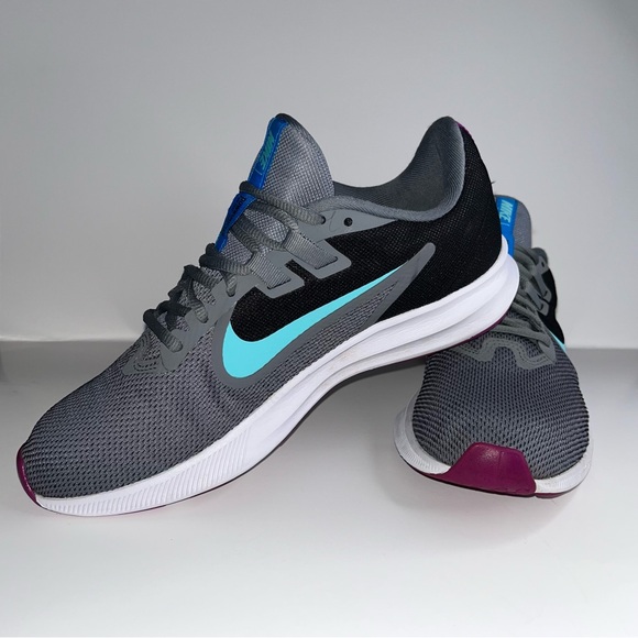 Nike Shoes - NIKE Downshifter 7 Grey Purple Womens Size 10 Running Shoes